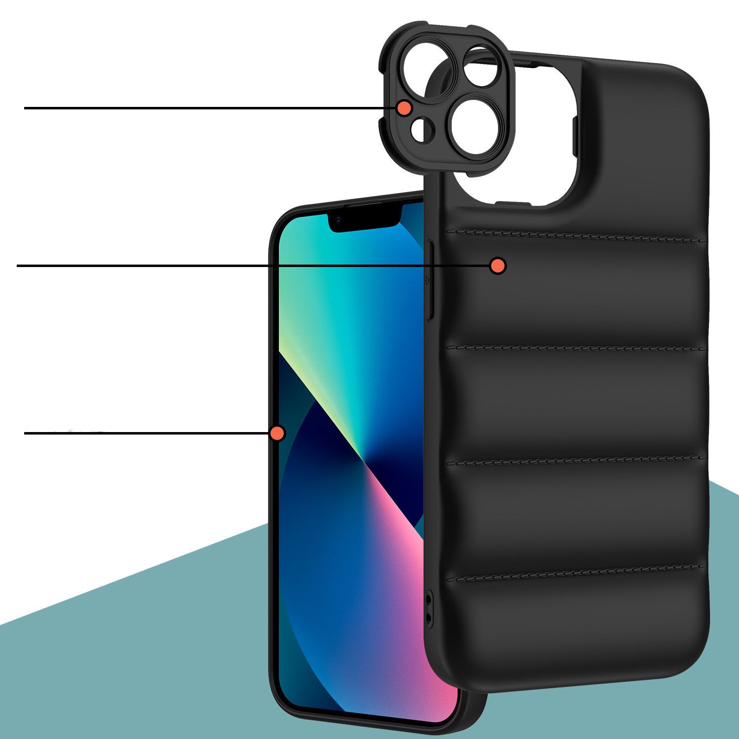 New Down Jacket Mobile Phone Case Protective Case New Down Jacket Mobile Phone Case Protective Case